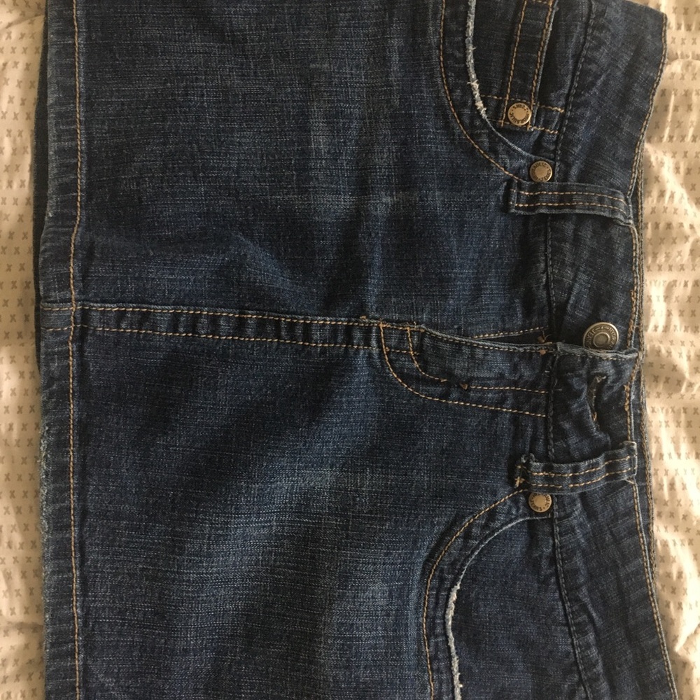 Hydraulic Jean Skirt